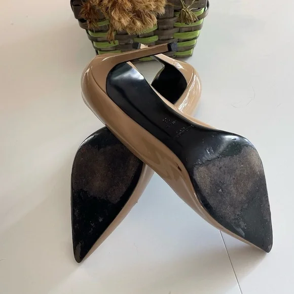 Saint Laurent tan heels size 8 - Picture 6 of 8